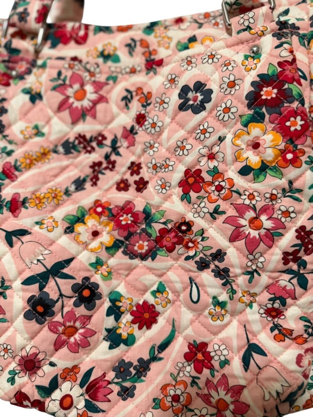 Vera Bradley Retired Prairie Paisley Glenna  Shoulder Bag Purse - Picture 4 of 14